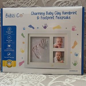 Charming Baby Clay Handprint & Footprint Keepsake
